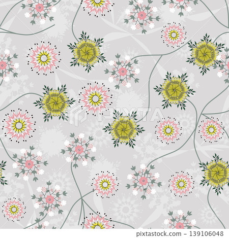 ethnic, floral, flowers 139106048