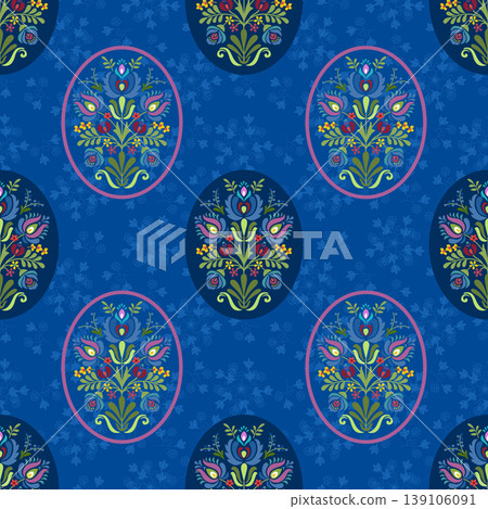 Floral seamless pattern, Flower chintz pattern seamless vector border print. Botanical batik background. Arabesque floral ornament motif for decoration fabric, women clothing, scarf, wallpaper design. Floral seamless pattern, Flower chintz pattern seamless vector border print. Botanical batik background. Arabesque floral ornament motif for decoration fabric, women clothing, scarf, wallpaper design. 139106091