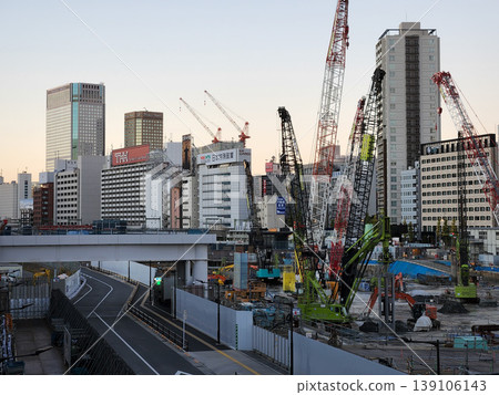 Takanawa Gateway Station under construction, November 2022 Takanawa Gateway Station under construction, November 2022 139106143
