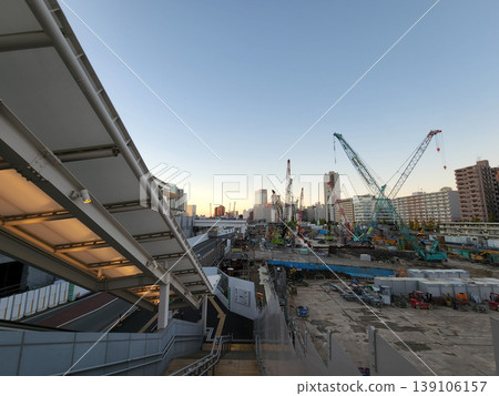 Takanawa Gateway Station under construction, November 2022 139106157