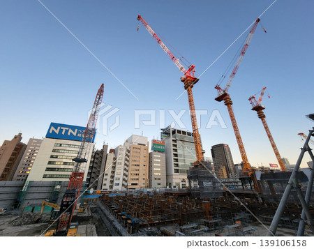 Takanawa Gateway Station under construction, November 2022 139106158