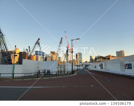 Takanawa Gateway Station under construction, November 2022 Takanawa Gateway Station under construction, November 2022 139106179