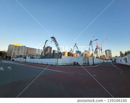 Takanawa Gateway Station under construction, November 2022 139106180