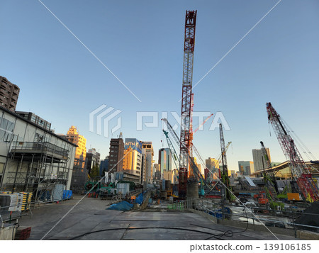 Takanawa Gateway Station under construction, November 2022 139106185