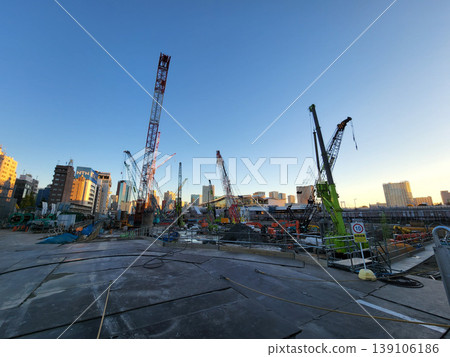 Takanawa Gateway Station under construction, November 2022 139106186