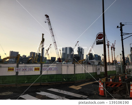 Takanawa Gateway Station under construction, November 2022 139106190