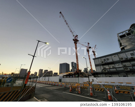 Takanawa Gateway Station under construction, November 2022 Takanawa Gateway Station under construction, November 2022 139106195