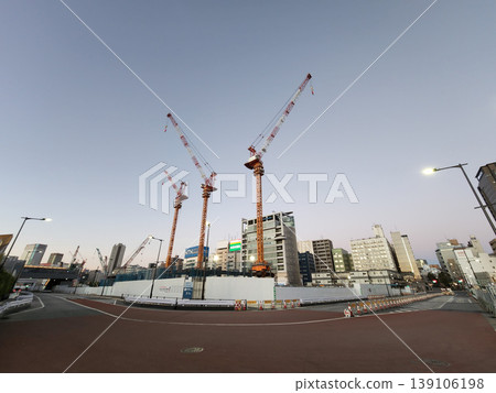 Takanawa Gateway Station under construction, November 2022 Takanawa Gateway Station under construction, November 2022 139106198