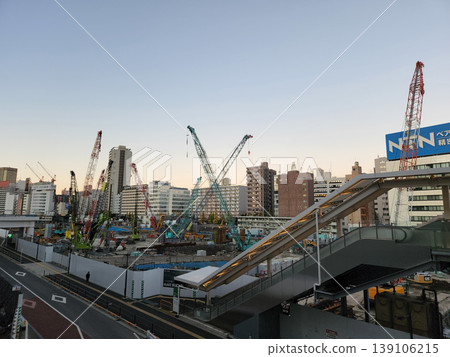 Takanawa Gateway Station under construction, November 2022 Takanawa Gateway Station under construction, November 2022 139106215