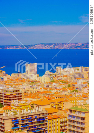 The Mediterranean Sea and the streets of Marseille The Mediterranean Sea and the streets of Marseille 139106654