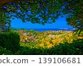 Marseille Seascape through the greenery 139106681
