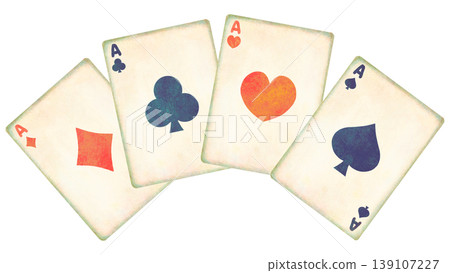 Ace of cards set Ace of cards set 139107227