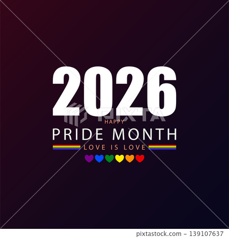 2026 Pride Month Honoring the Spectrum of Love 139107637
