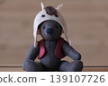 Teddy bear wearing a zodiac animal costume - Horse (full body) 139107726
