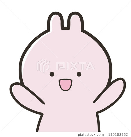A playful rabbit A playful rabbit 139108362