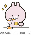 兔子刷牙_閃亮 139108365
