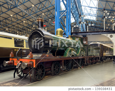 Steam locomotive - National Railway Museum - York - UK Steam locomotive - National Railway Museum - York - UK 139108431