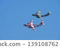 Fighter jets flying in the blue sky 139108762