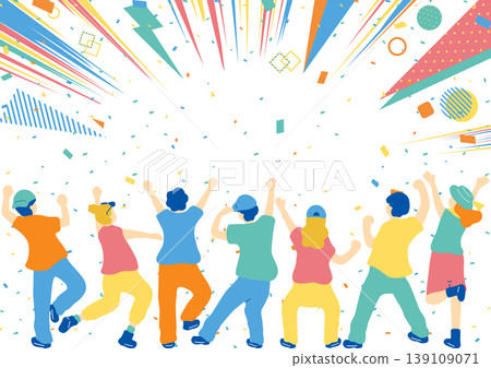 A lot of people getting excited A lot of people getting excited 139109071