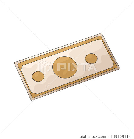Illustration of Money Bill Illustration of Money Bill 139109114