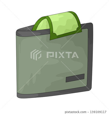 Illustration of Wallet Illustration of Wallet 139109117