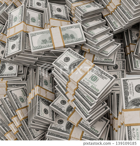 large amount of American banknotes large amount of American banknotes 139109185