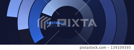 Circle Blue Gradient Arcs Dynamic Concentric Background Circle Blue Gradient Arcs Dynamic Concentric Background 139109393