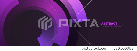 Circle Purple Gradient Segmented Concentric Abstract Background Circle Purple Gradient Segmented Concentric Abstract Background 139109395