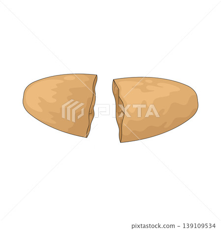 Illustration of Split Pill Illustration of Split Pill 139109534
