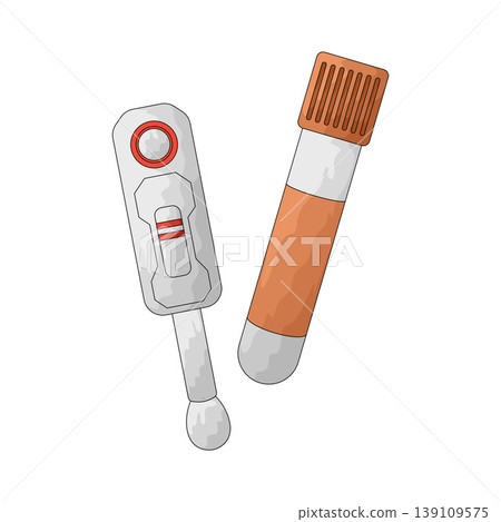 Illustration of HIV Test Illustration of HIV Test 139109575