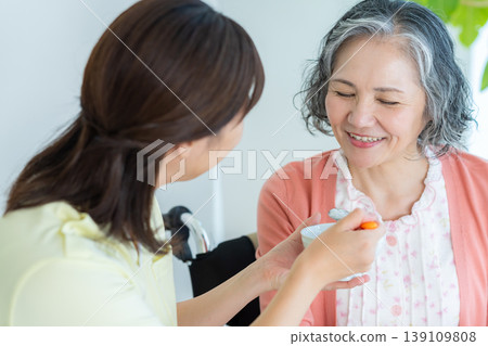 Caregivers who support senior women Caregivers who support senior women 139109808