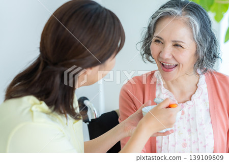 Caregivers who support senior women Caregivers who support senior women 139109809