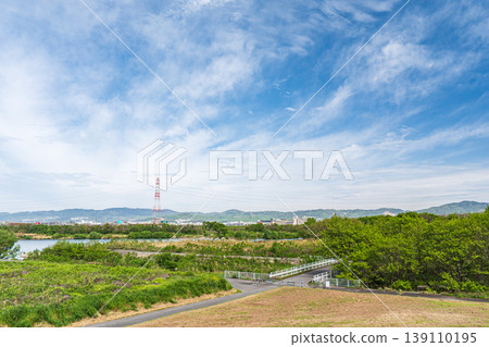淀川風景 大阪府枚方市 淀川風景 大阪府枚方市 139110195