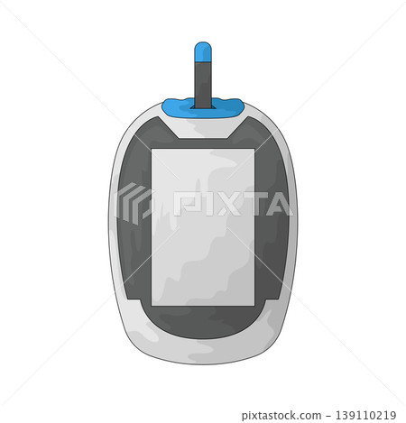 Illustration of Glucometer Illustration of Glucometer 139110219