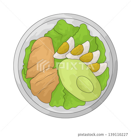 Illustration of Healthy Meal 139110227