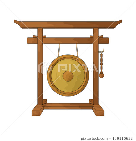 Illustration of Gong Illustration of Gong 139110632