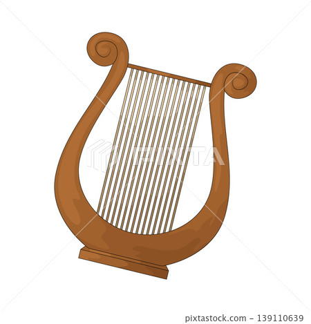 Illustration of Lyre Illustration of Lyre 139110639