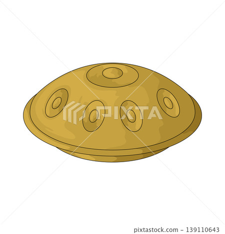 Illustration of Handpan Illustration of Handpan 139110643