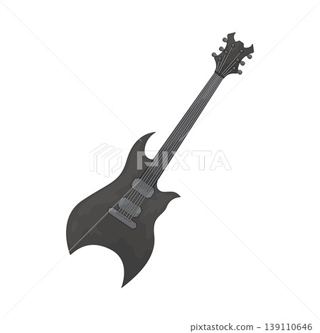 Illustration of Electric guitar Illustration of Electric guitar 139110646