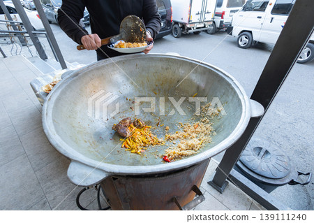 Plov, a specialty dish of Uzbekistan 139111240