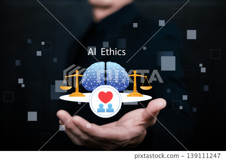 AI Ethics and Human Centered Responsible Technology Concept AI Ethics and Human Centered Responsible Technology Concept 139111247