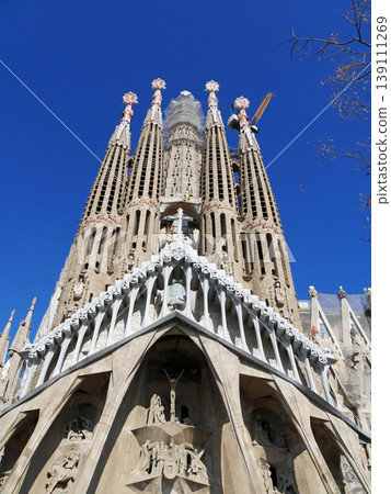 Sagrada Familia Passion façade Sagrada Familia Passion façade 139111269