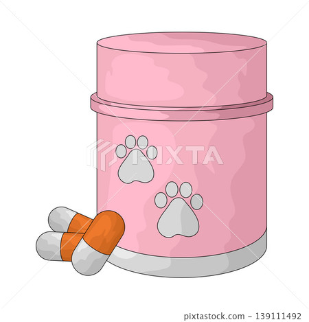 Illustration of Pet medication 139111492
