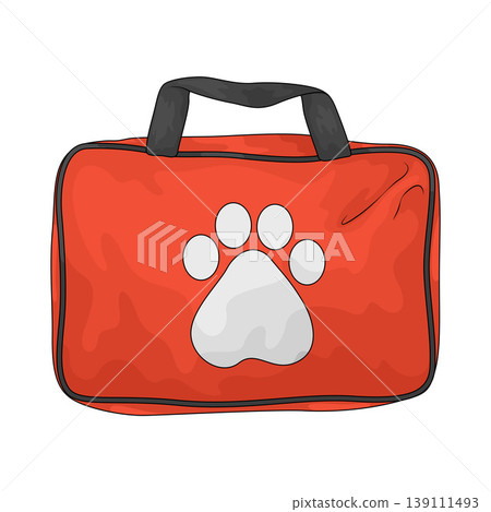 Illustration of Pet first aid kit 139111493