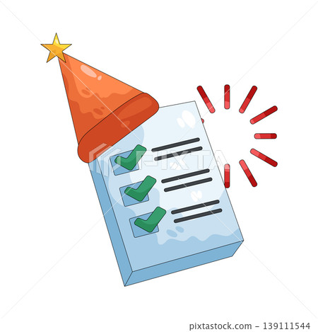 Illustration of wishlist Illustration of wishlist 139111544