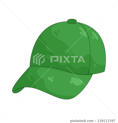 Illustration of padel cap Illustration of padel cap 139111597