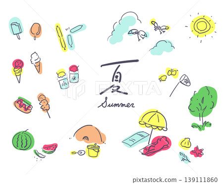 Summer image illustration Summer image illustration 139111860