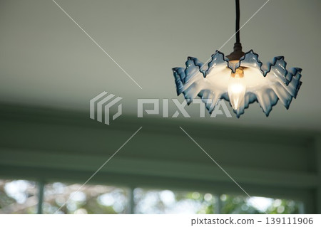 Ceiling glass shade light fixture 139111906