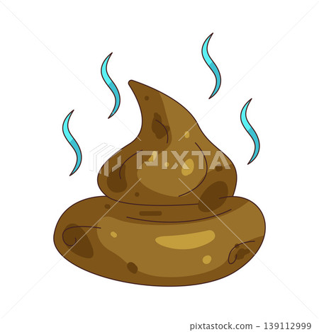 Illustration of swirl poop Illustration of swirl poop 139112999