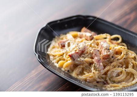 Bacon Carbonara Pasta Bacon Carbonara Pasta 139113295